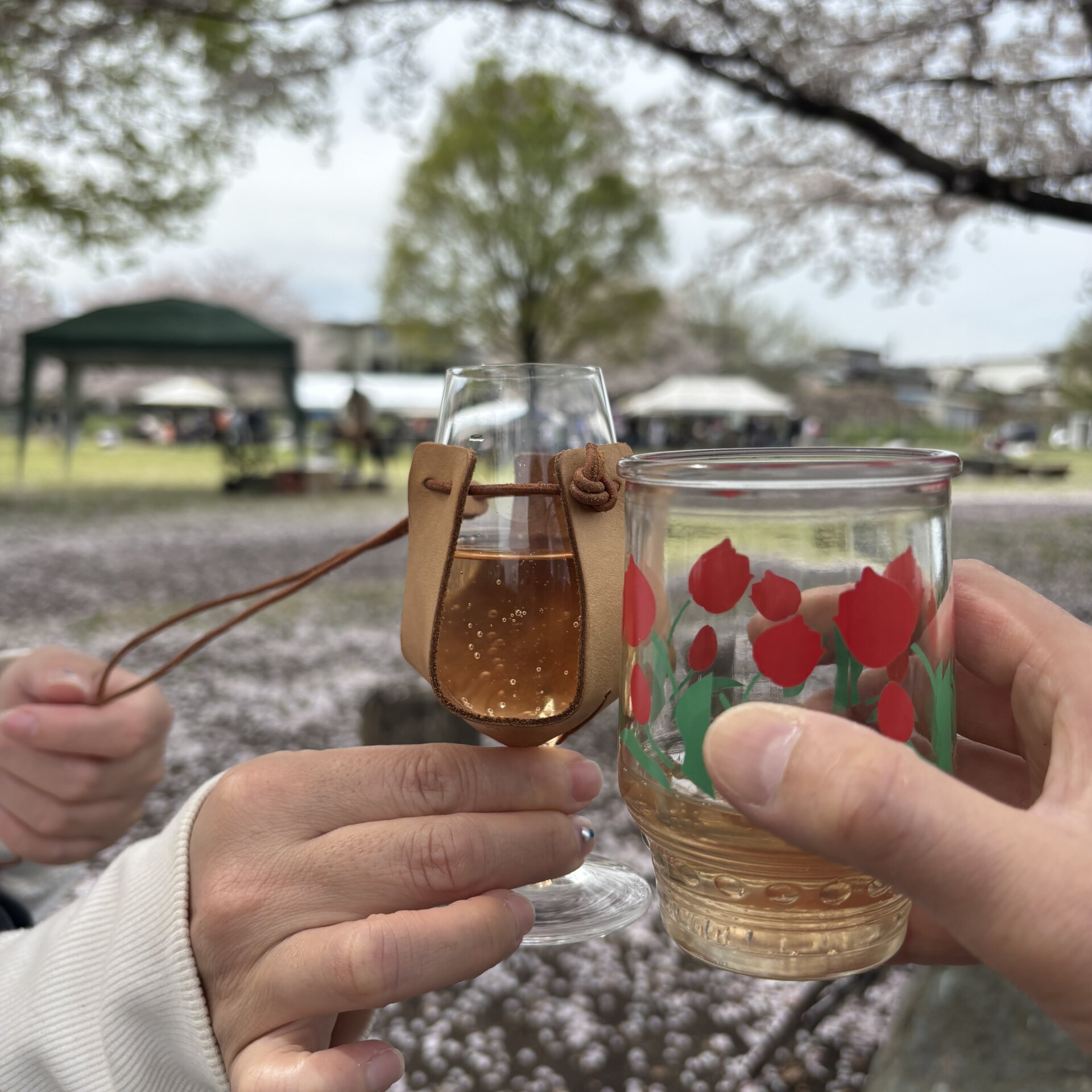 桜の下で予祝